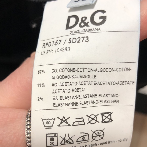 Dolce & Gabbana slim fit jeans . Womens eu 50 (fit like a womens US 34) - Picture 7 of 8